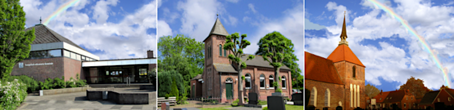 Die Kirchen von Wybelsum, Logumer Vorwerk und Rysum Die Kirchen von Wybelsum, Logumer Vorwerk und Rysum